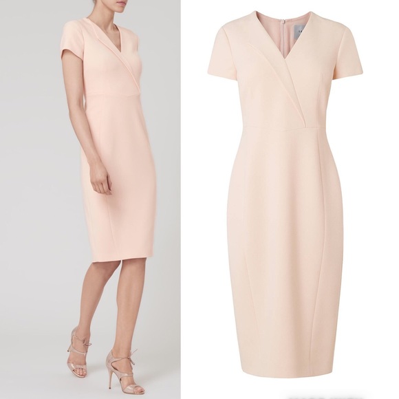 lk bennett pink dress